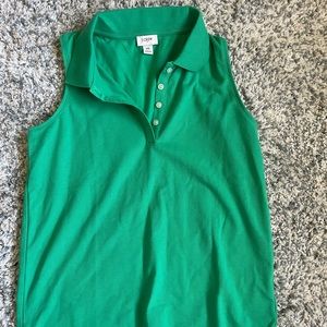 JCrew Green Collared Tank 

Size XS - Willing to Negotiate Price